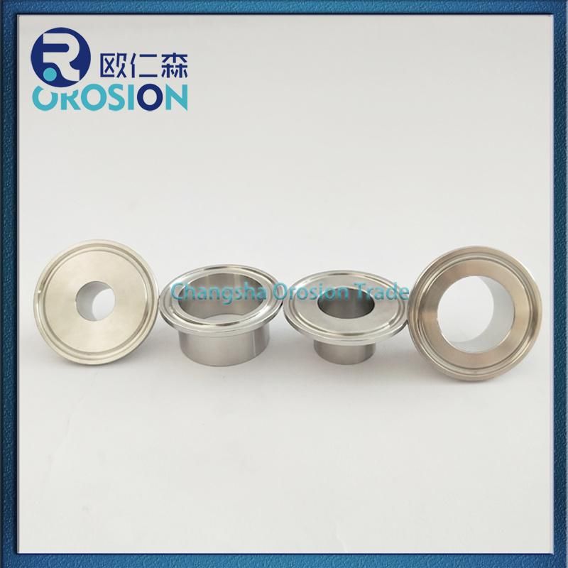Sanitary Stainless Steel Pipe Fitting Tri Clamped Ferrule