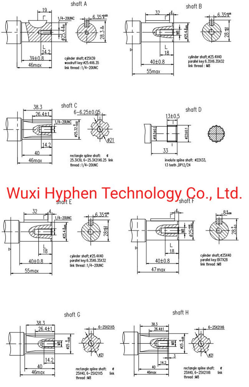 Hydraulic Motors Substitute for Eaton Char-Lynn H/S Parker Te TF White Danfoss Omp/OMR/Omm