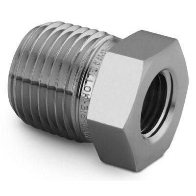 Stainless Steel Pipe Fitting Reducing Bushing 12 in Male NPT X 14 in Female NPT