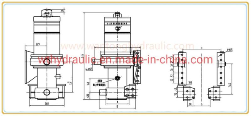 Multi-Stage Telescopic Hydraulic Cylinder with Outer Cover