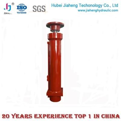 Custom Jiaheng brand Single Acting Hydraulic Cylinder Tipper Dumper for truck mounted crane