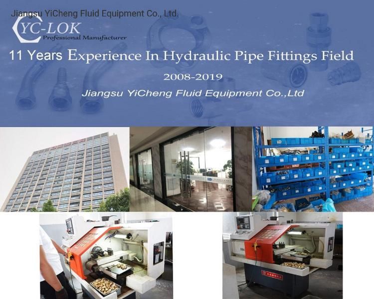 Yc-Lok Ss Straight Union Double Ferrule Hydraulic Tube Union Pipe Fittings