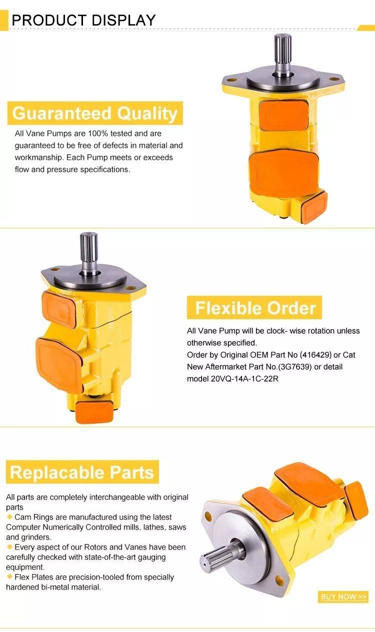 20V 25V 35V 45V Vickers Replacement Hydraulic Vane Pump for Rubber Machinery