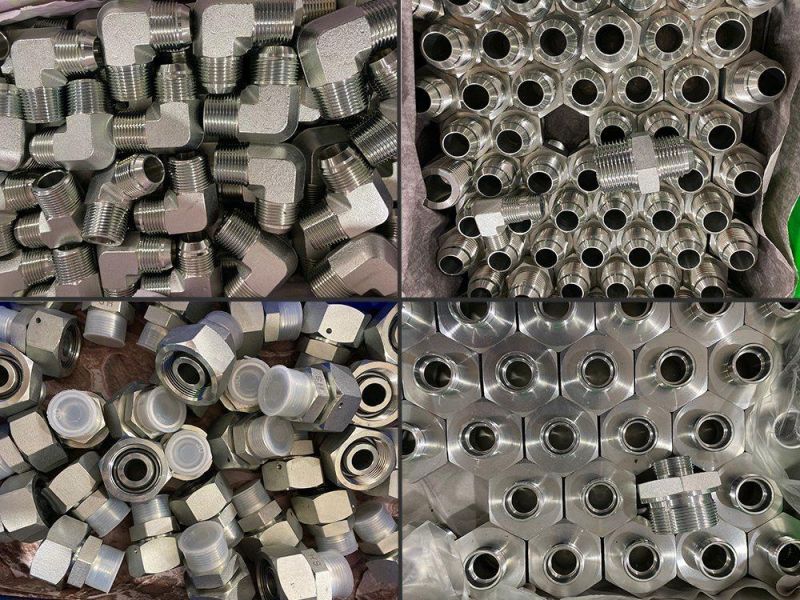 Customize Non-Skiving Hydraulic Hose Adapter Quality Crimp Fittings Ferrule
