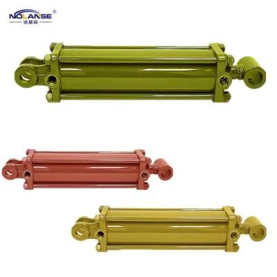 Vertical Stainless Steel Double Acting Piston Motor Grader Low Height Disassemble Hydraulic Cylinder 300 mm Stroke