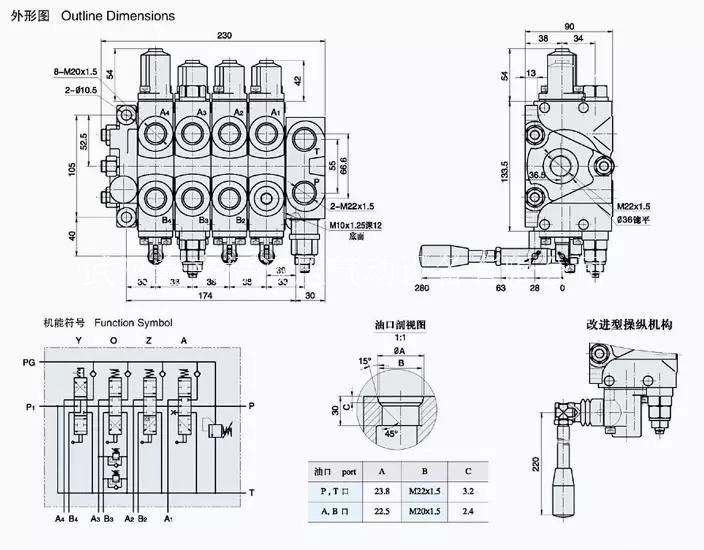 Factory Price Dl-F15L Series Multichannel Reversing Valve