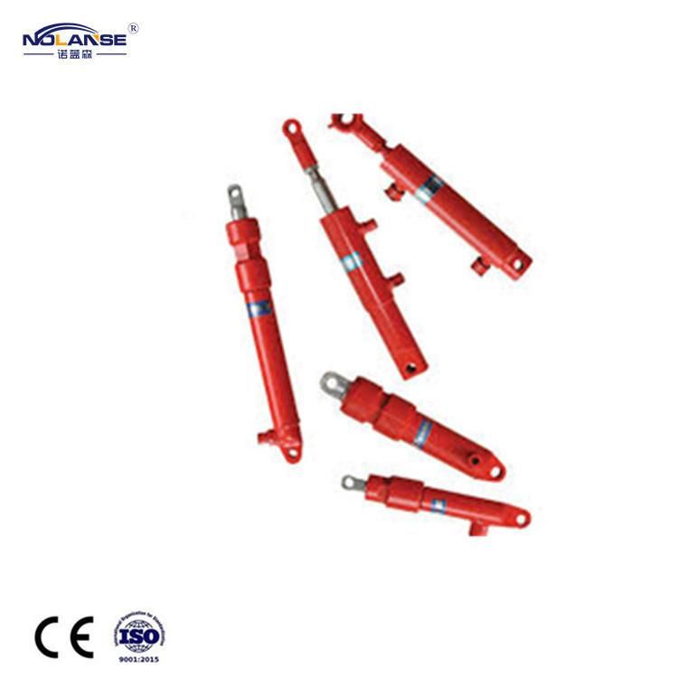 12V Compact RC Multi Stage Double Action Chrome Hydraulic Cylinder 500 Ton Rod Used for Log Splitter Dump Truck