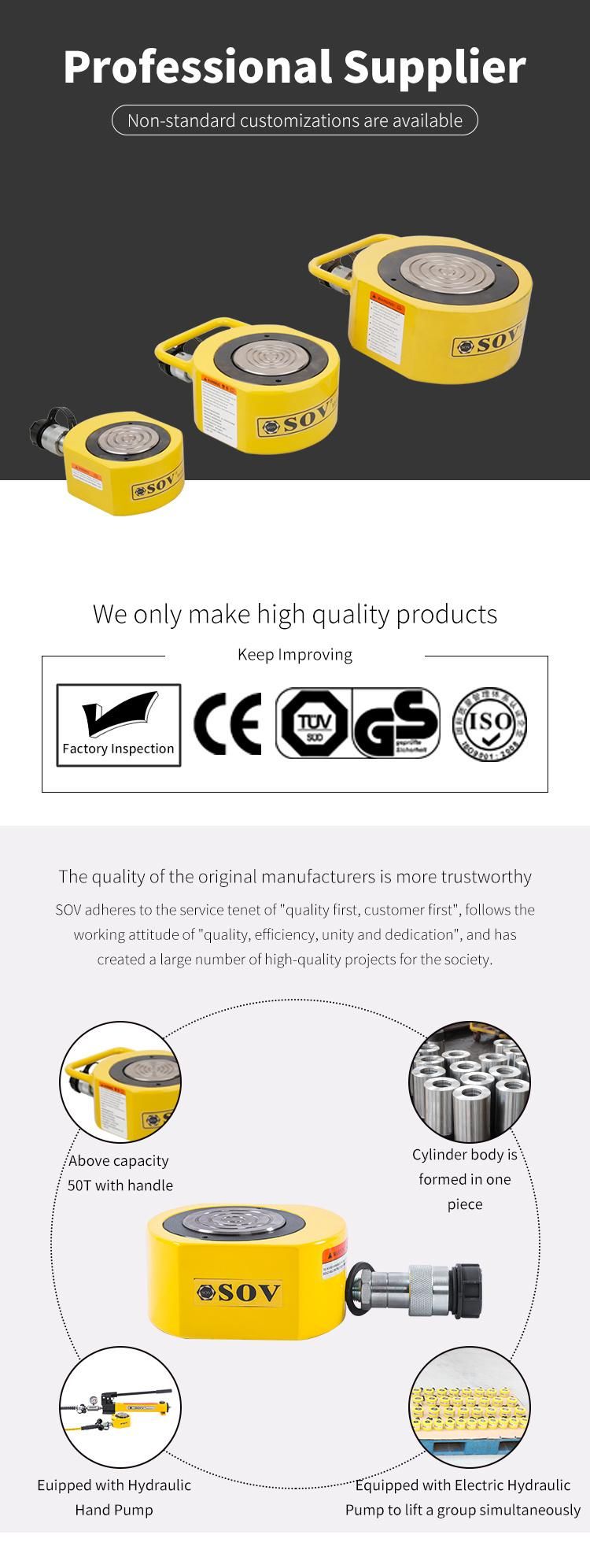 Ultra Low Height Hydraulic Cylinder