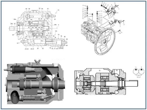 Us Eaton Vickers Hydraulic Pump Pvh57/74/98/131/141 High -Pressure Column Plug Piston Pump Variable Oil Pump