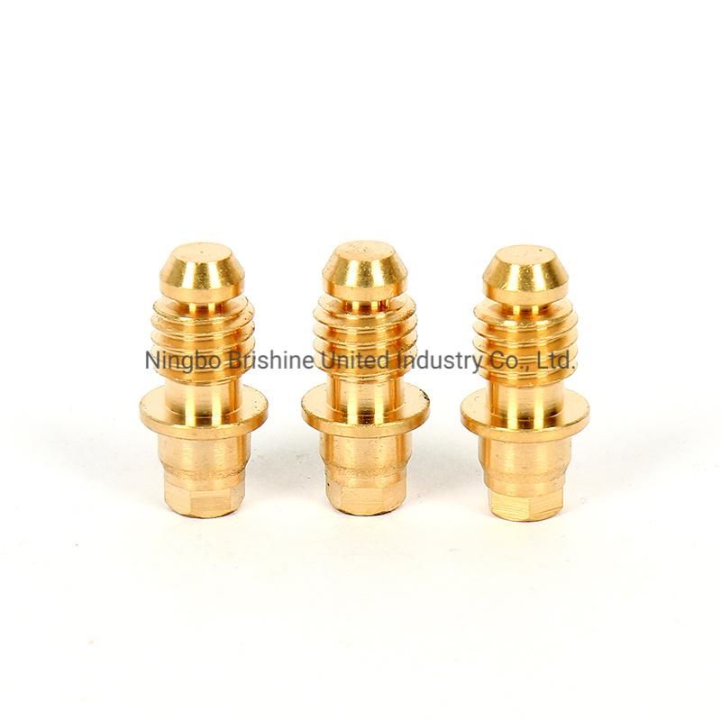 Self-Tapping Thread Inserts with Flange and Cutting Hole Brass Insert