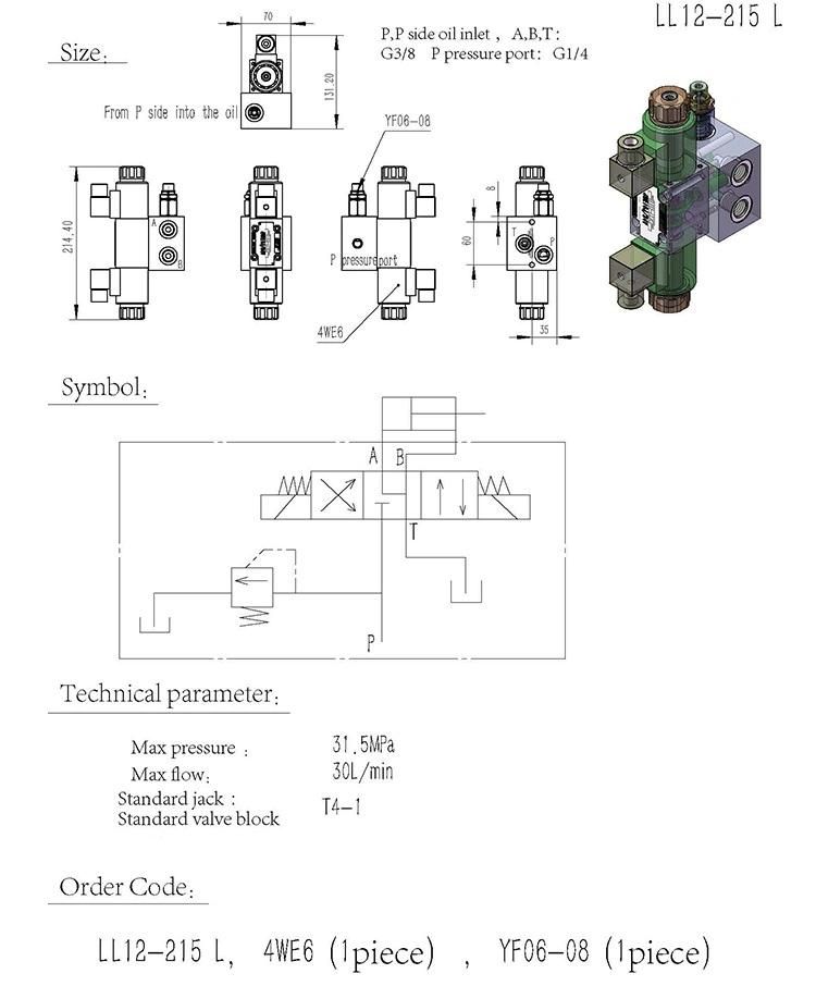 Custom Aluminum Hydraulic Valve Manifold Block