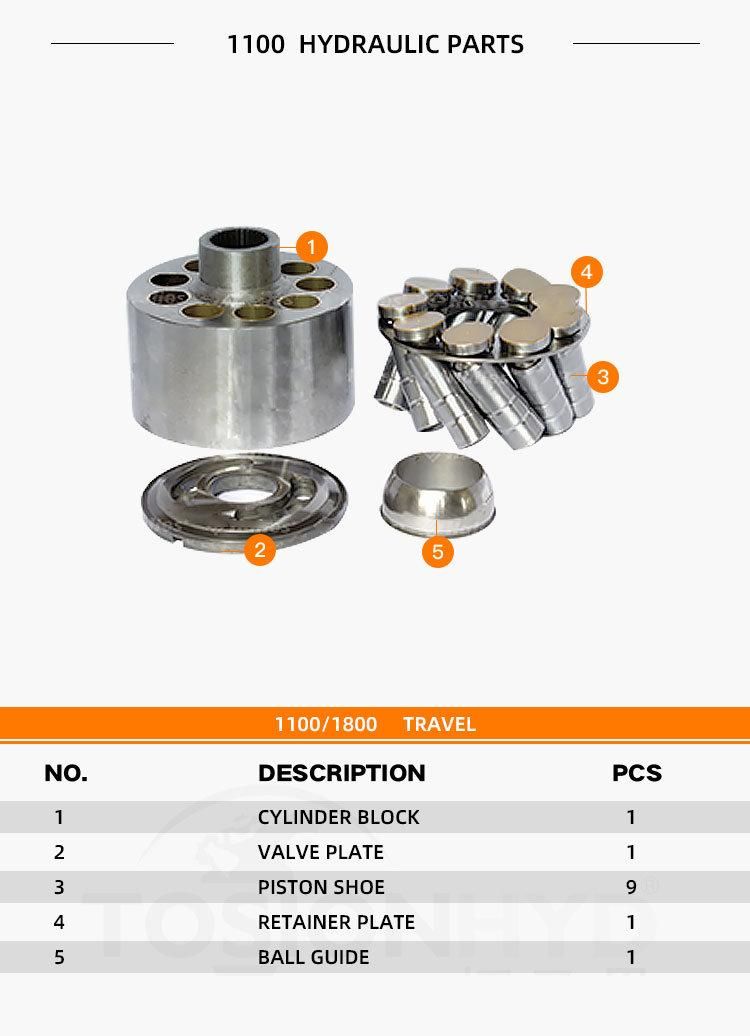 Hitachi1100 Hitachi1800 1100 1800 Excavator Hydraulic Pump Parts with Hitachi Repair Kit Spare