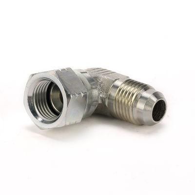 Elbow Jic Male to Female Swivel Hydraulic Adapter