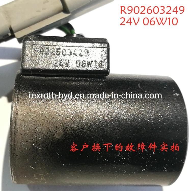 Excavator Main Oil Pump Solenoid Valve Coil Hydraulic Valve Coil R902603249 24V 12 Displacement Coil R902602391 R902602674