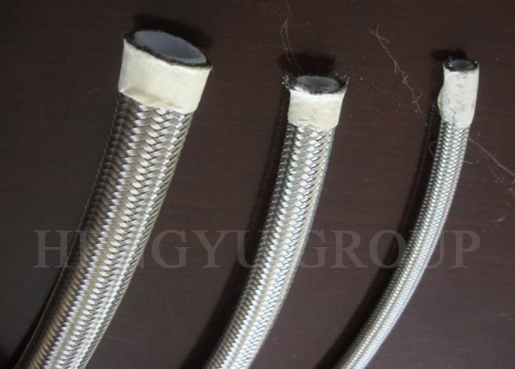 Stainless Steel Braided High Pressure Shower Hose Replacement PTFE Hydraulic Hose