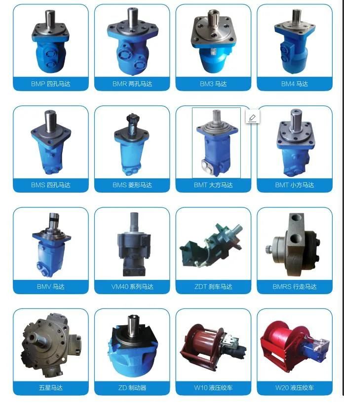 Bm6 Series Radial Piston/Orbital/Hydraulic Motor Gear/Gerotor/Oil/Drive Wheel Motor for Sale