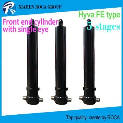 Hyva Fe Type Alpha Series 5 Stages 70546474 Telescopic Replacement Dump Truck Hoist Cylinder