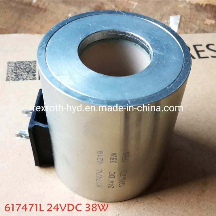 Pump Truck Coil Solenoid Valve Coil Hydraulic Valve Coil 617471L 24VDC Zoomlion Swing Cylinder Stirring and Washing Charging Piezoelectric Magnet