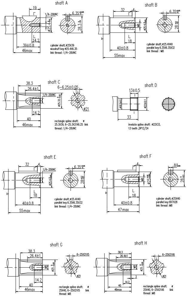 Orbital Motors, Hydraulic Motor (BMR50-375)