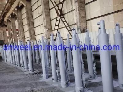 China Anweel Brand Telescopic Hydraulic Cylinder for Dump Truck/ Trailers