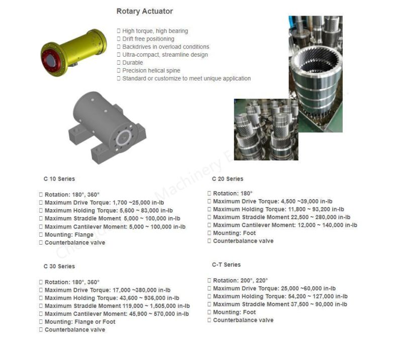 Standard/Custom Made Inverted Telescopic Hydraulic Cylinder Single Acting/Double Acting Telescopic Cylinder Tie Rod/Welded Hydraulic Cylinder