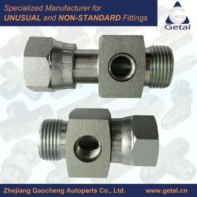 Customized Hydraulic Fittings Orfs to Swivel Orfs