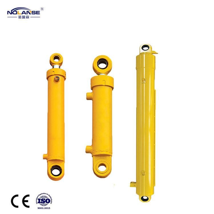 12V Compact RC Multi Stage Double Action Chrome Hydraulic Cylinder 500 Ton Rod Used for Log Splitter Dump Truck