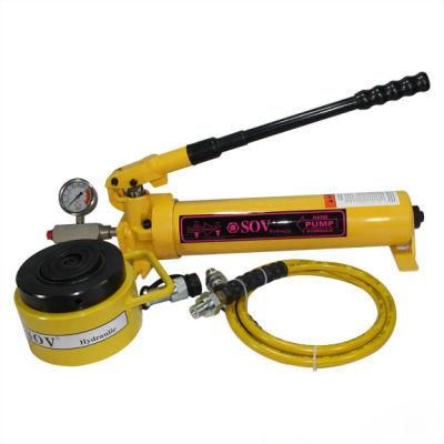 Single Acting Low Height Lock Nut Hydraulic Cylinder