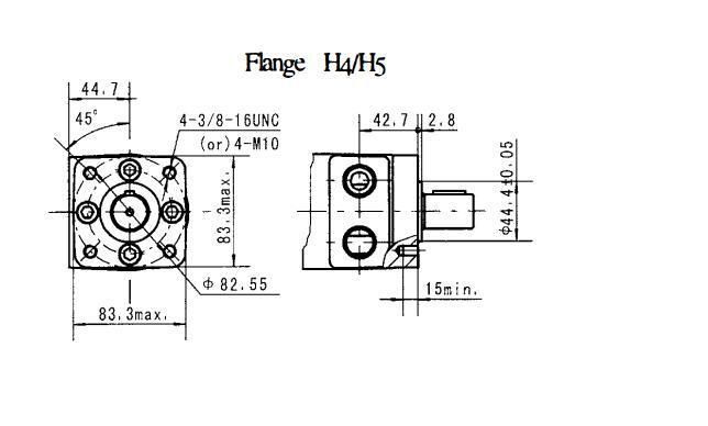 Blince Model Omph36-H4-K-S Replace Eaton 101-2816-009 Orbital Motor