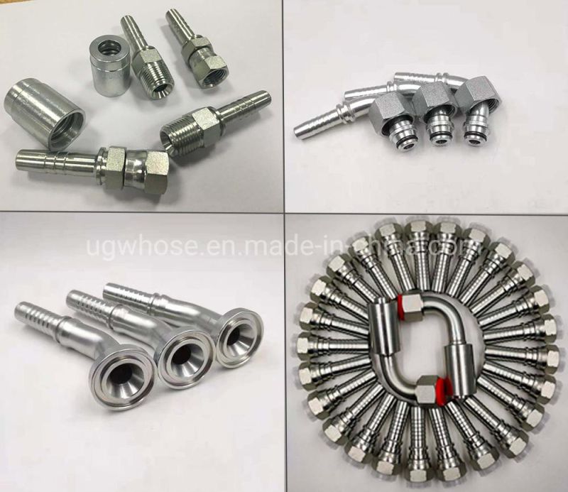 10643-4 Female Jic Swivel Hydraulic Hoses and Fittings One Piece Fitting Stainless Steel