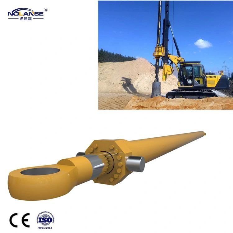 Marine Hydraulic Cylinder 3 Stages Dump Truck Front End Loader Terex Telescopic Swing Construction Machinery Hydraulic Cylinder