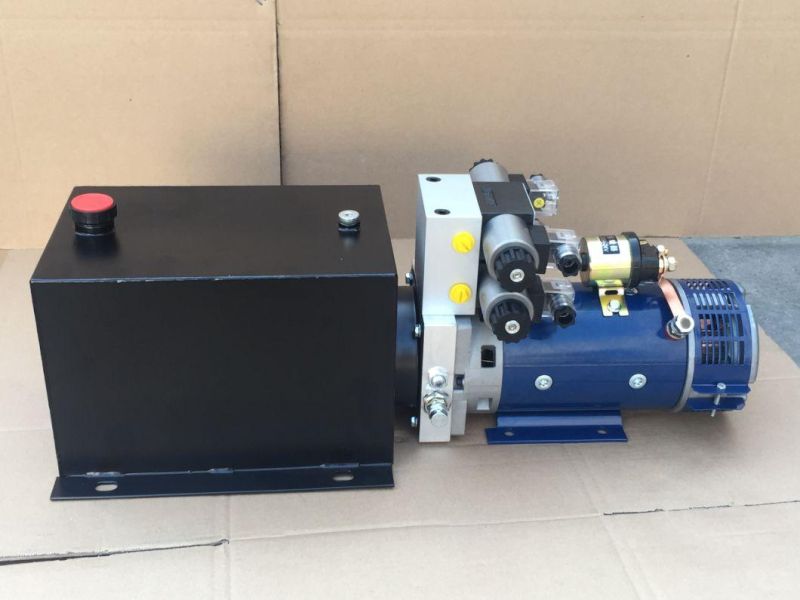 DC24V Outrigger Hydraulic Power Unit Hydraulic Power Unit for Trailer Support with Handle Line