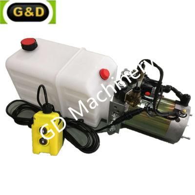 Hydraulic Power Unit Double Acting 12 Voltage DC Poly Tank