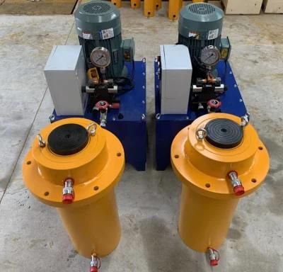 front flange double acting hydraulic cylinder 50 t