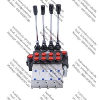 Pneumatic Control Hydraulic Directional Control Valve P40q-4 Spool Joystciks
