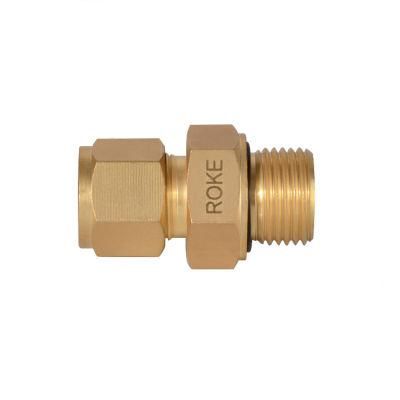 Brass Double Ferrules Metric Tube Fittings 2mm-38mm to BSPP Thread Male Connector
