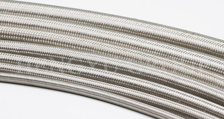 Stainless Steel Braided High Pressure Shower Hose Replacement PTFE Hydraulic Hose