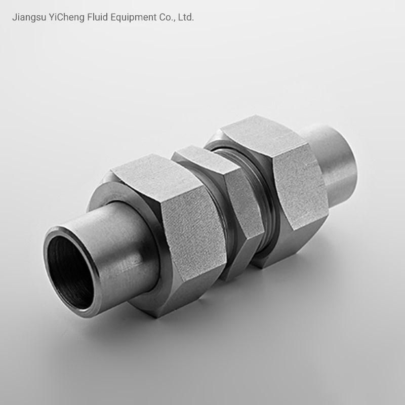 Parker Stainless Steel Parker Hydraulic Tube Fittings Straight Butt Welding Fittings with Hose Ferrules
