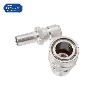 High Pressure Quick Release Stainless Steel Hydraulic Hose Fittings