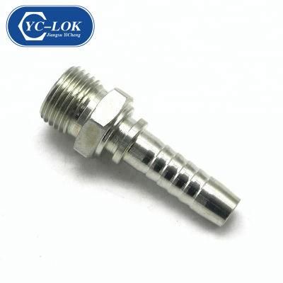 Carbon Steel Male Reusable Hydraulic Hose Fitting