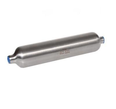 Stainless Steel SS316/SS304 1/4 NPT Female Sample Cylinders 5000psi 500 Cm3