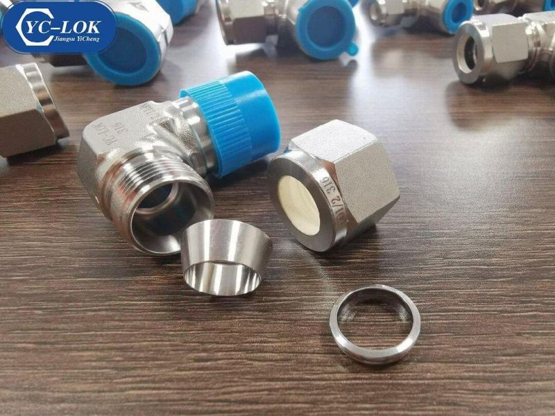 Yc-Me Stainless Steel Male Elbow Hydraulic Tube Connectors