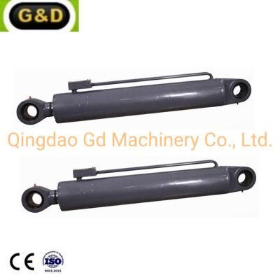 High Quality Oil Tubing Mounted Welded Hydraulic Custom Piston Cylinders for Low Bed Trailer