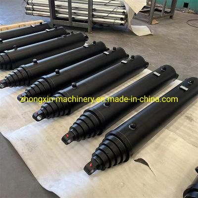 Parker Type 4 Stage Hydraulic Cylinder for Dump Truck