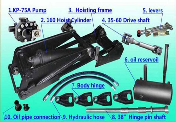 Hydraulic Hoist Series/Under Body Cylinder /Dump Truck Cylinder