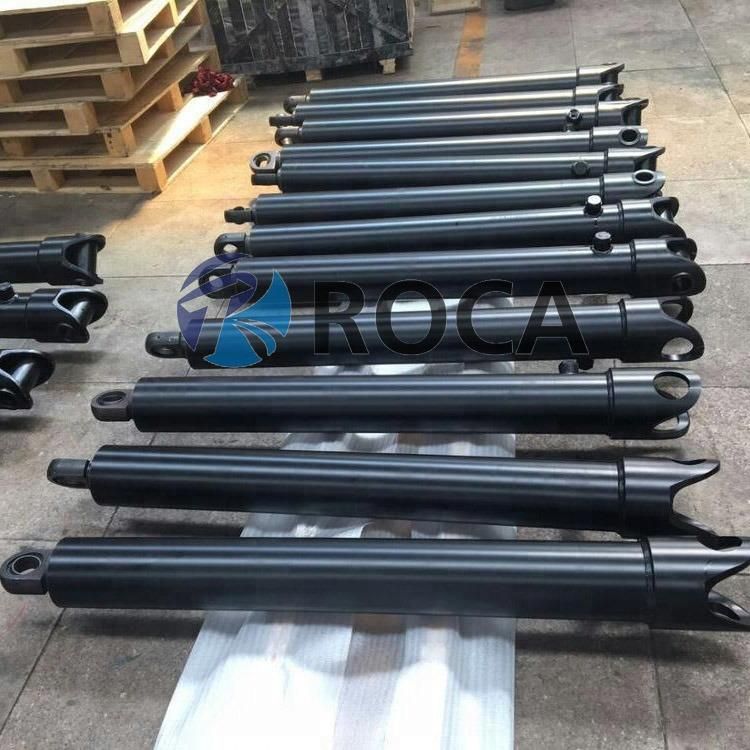 Dumper Truck and Vans Hydraulic Parts Made in China Dat96-6-412 Parker Type Double Acting Telescopic Hydraulic Cylinder