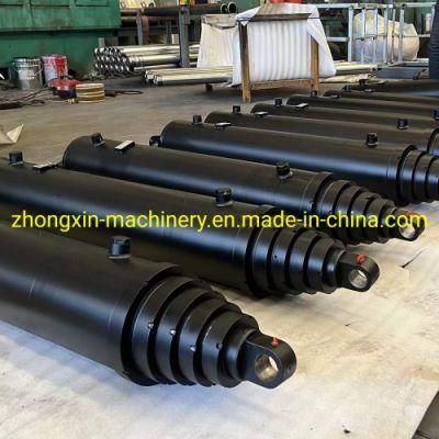 Sat Series Single Acting Hydraulic Telescopic Cylinder for Dump Truck