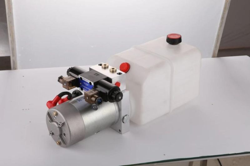 12V 6L Double Acting Hydraulic Pump Power for Dump Trailer