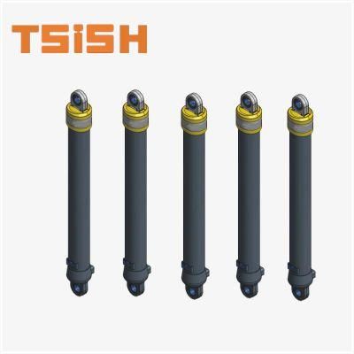 Double Ear Telescopic Hydraulic Cylinderfor Dump Truck and Tipper Trailer