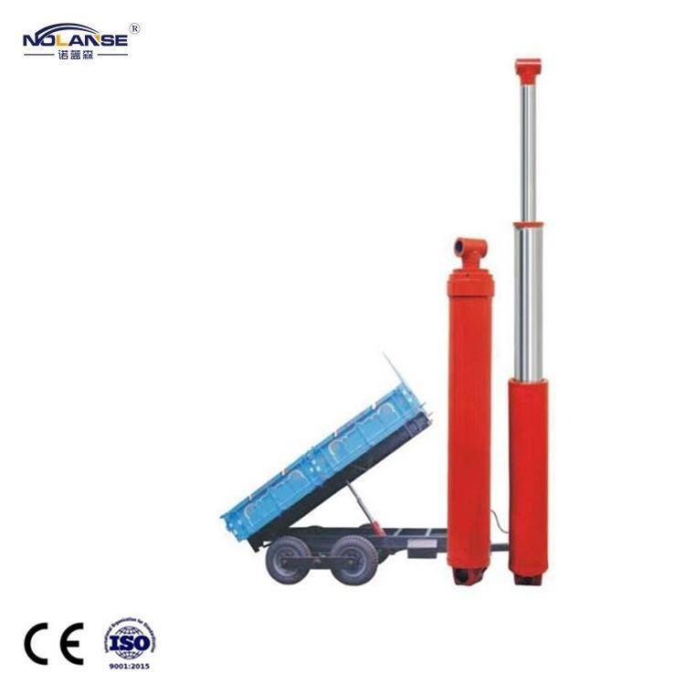 Double Rod End Small Bore Long Stroke 4 Stage Hydraulic Cylinders for Press Brake Machine